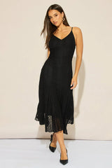 Black Midi Dress Lace