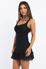 Black Mini Dress Lace