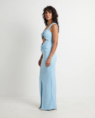 Zariah Maxi Dress in Blue