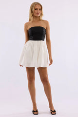 Black Strapless Dress Mini