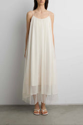 SHEER FLOWY MAXI DRESS