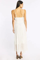 White Midi Dress Lace