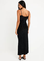 Devon Burn Out Slip Maxi Dress