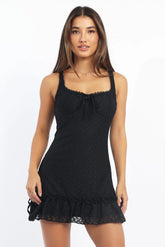 Black Mini Dress Lace