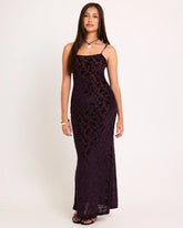 Devon Burn Out Slip Maxi Dress