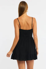 Black Fit And Flare Dress Mini