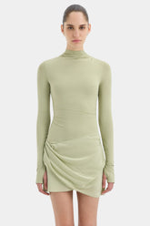 Milesi Drape Mini Dress