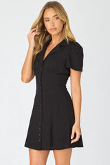 Black Shirts Dress Mini