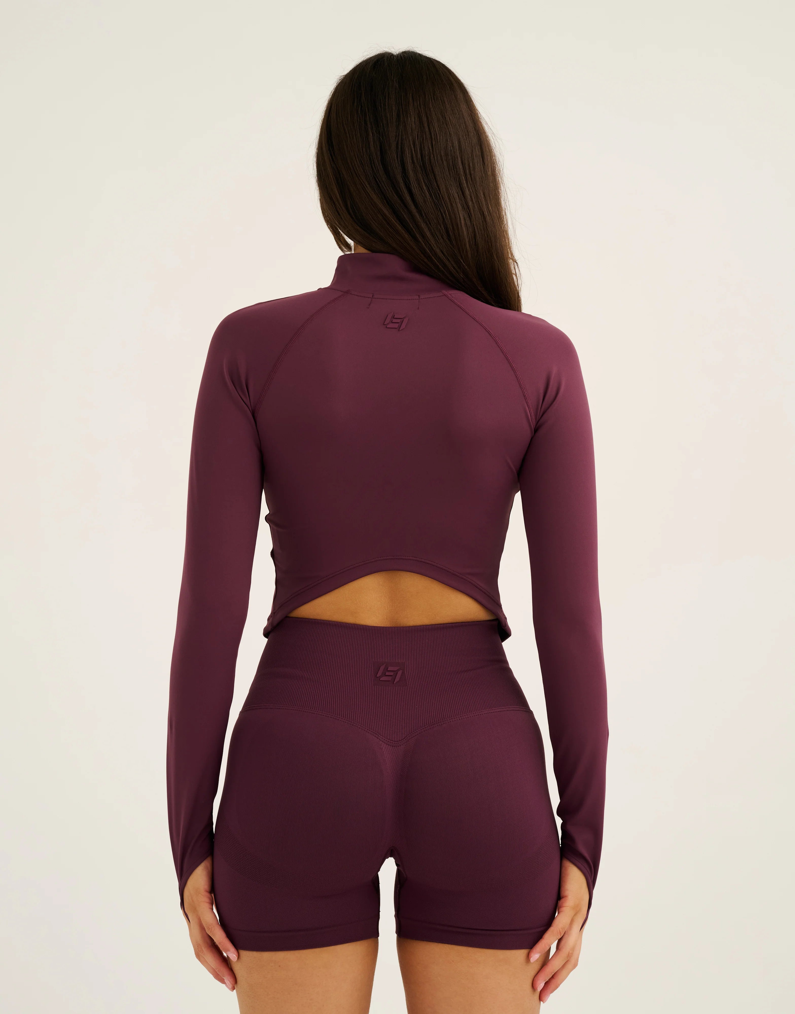 Athlete Crop Jacket - Blackberry