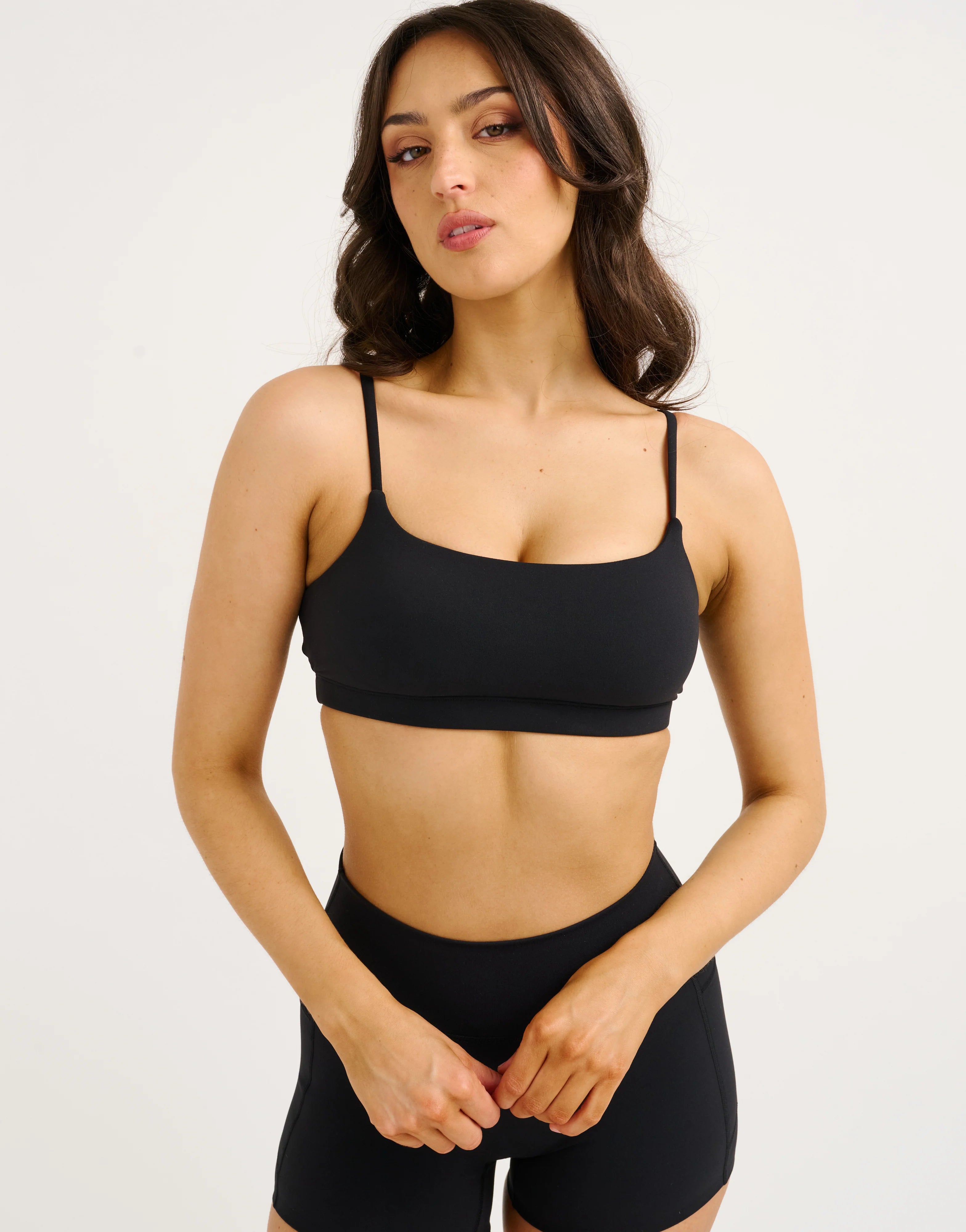 Lycra Seamless Sports Bra - Black