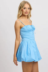 Blue Bubble Dress Mini