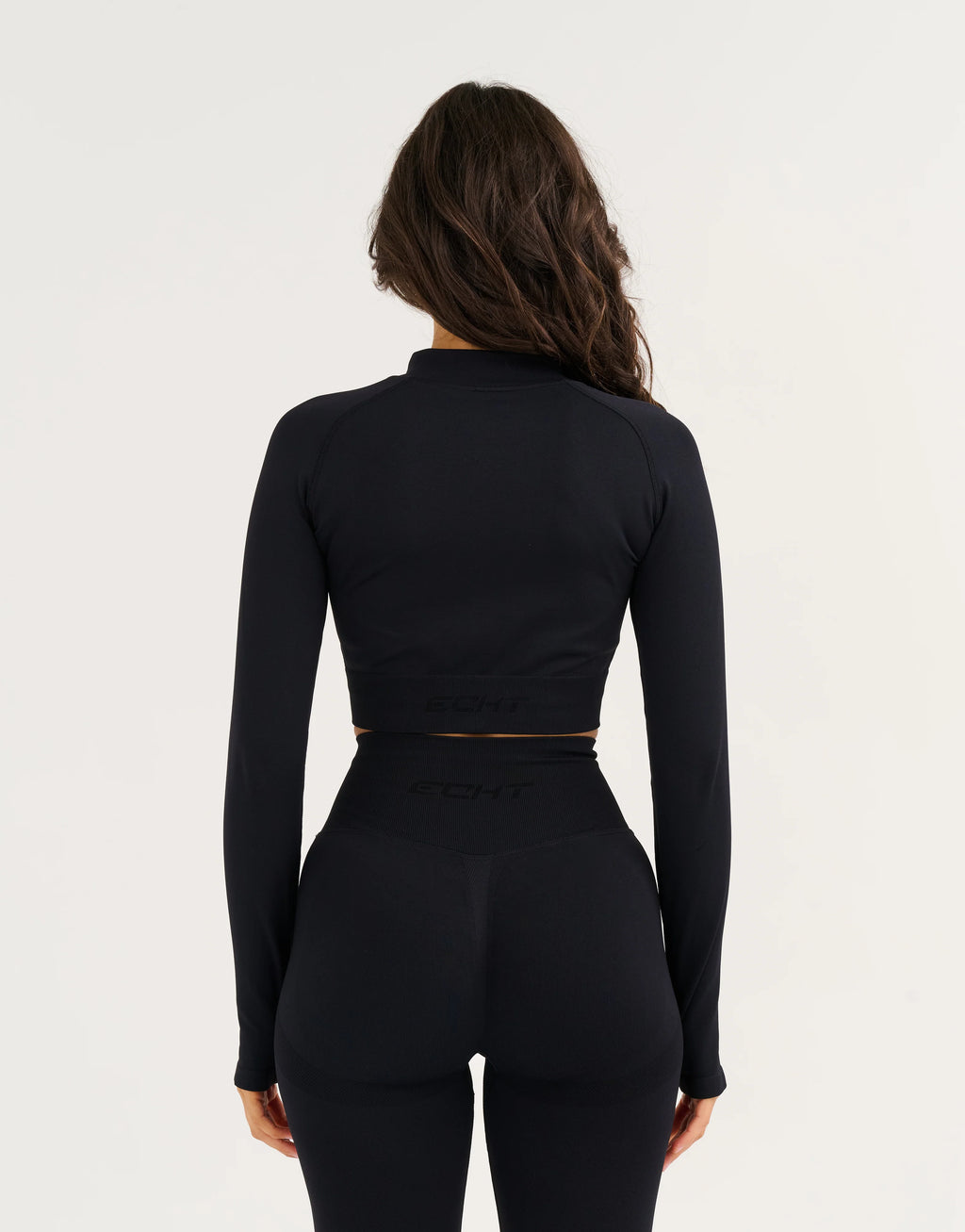 Arise Essential Zip-Up Long Sleeve - Stealth Black