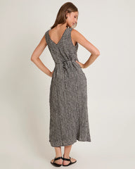 Asta Seersucker Maxi Dress