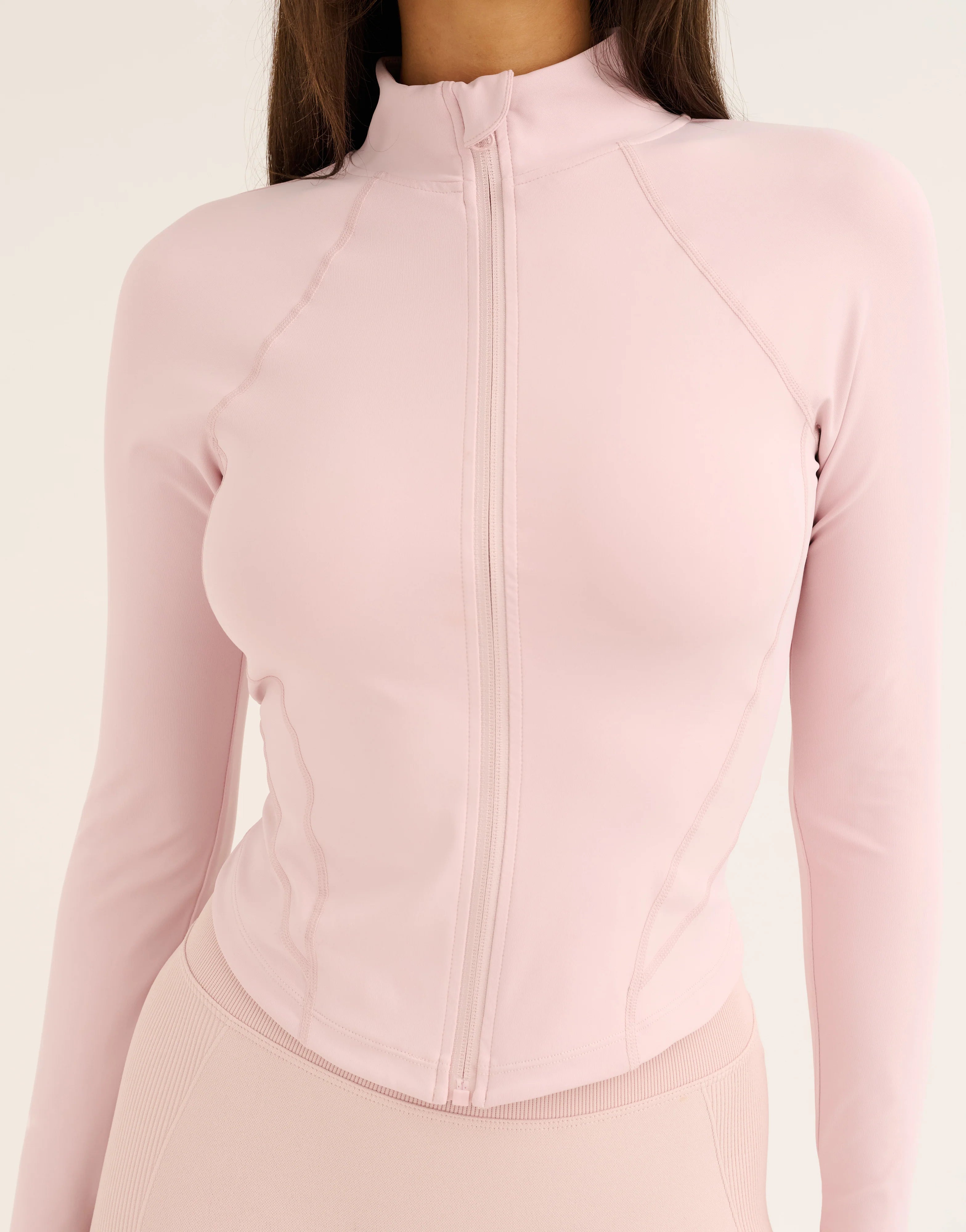 Athlete Crop Jacket - Mauve