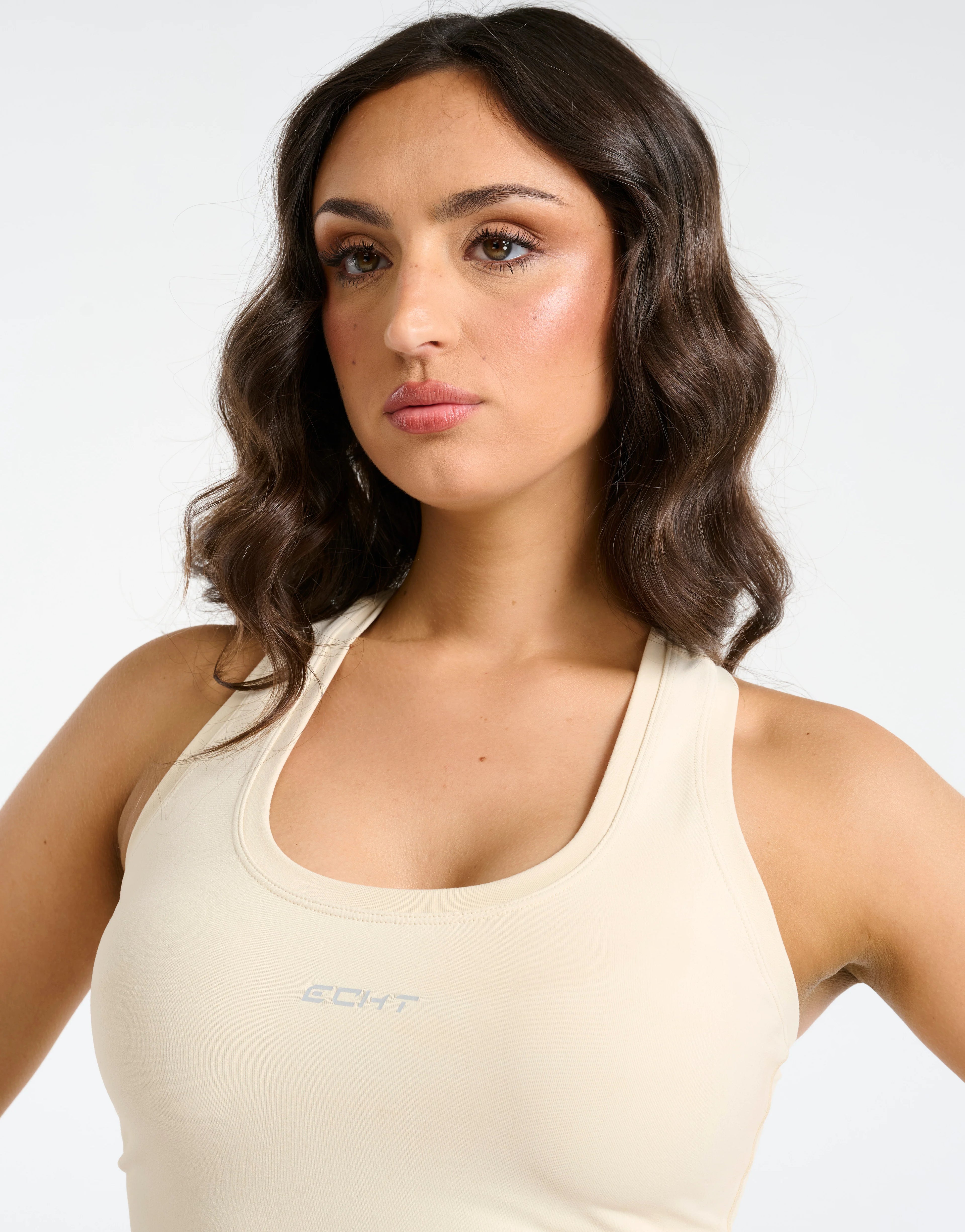 Echt Midriff Singlet - Cream