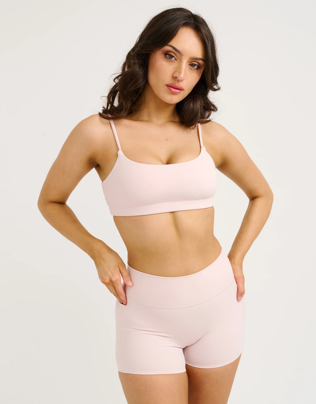 Lycra Seamless Sports Bra - Mauve