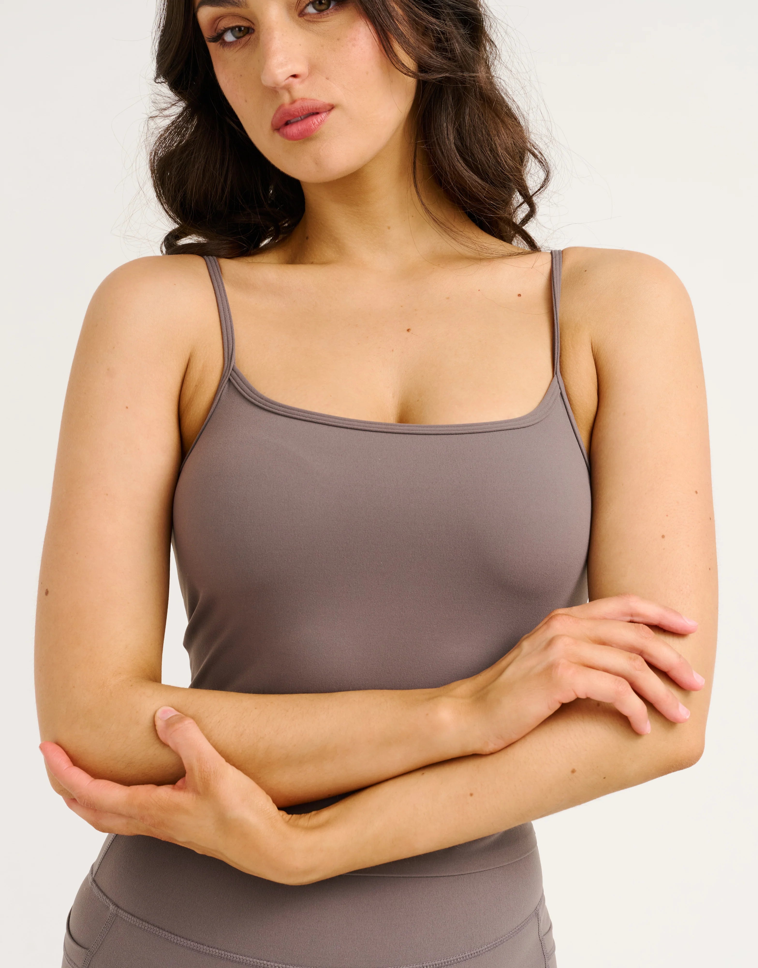 Lycra Seamless Tank - Slate Grey