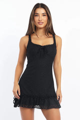 Black Mini Dress Lace