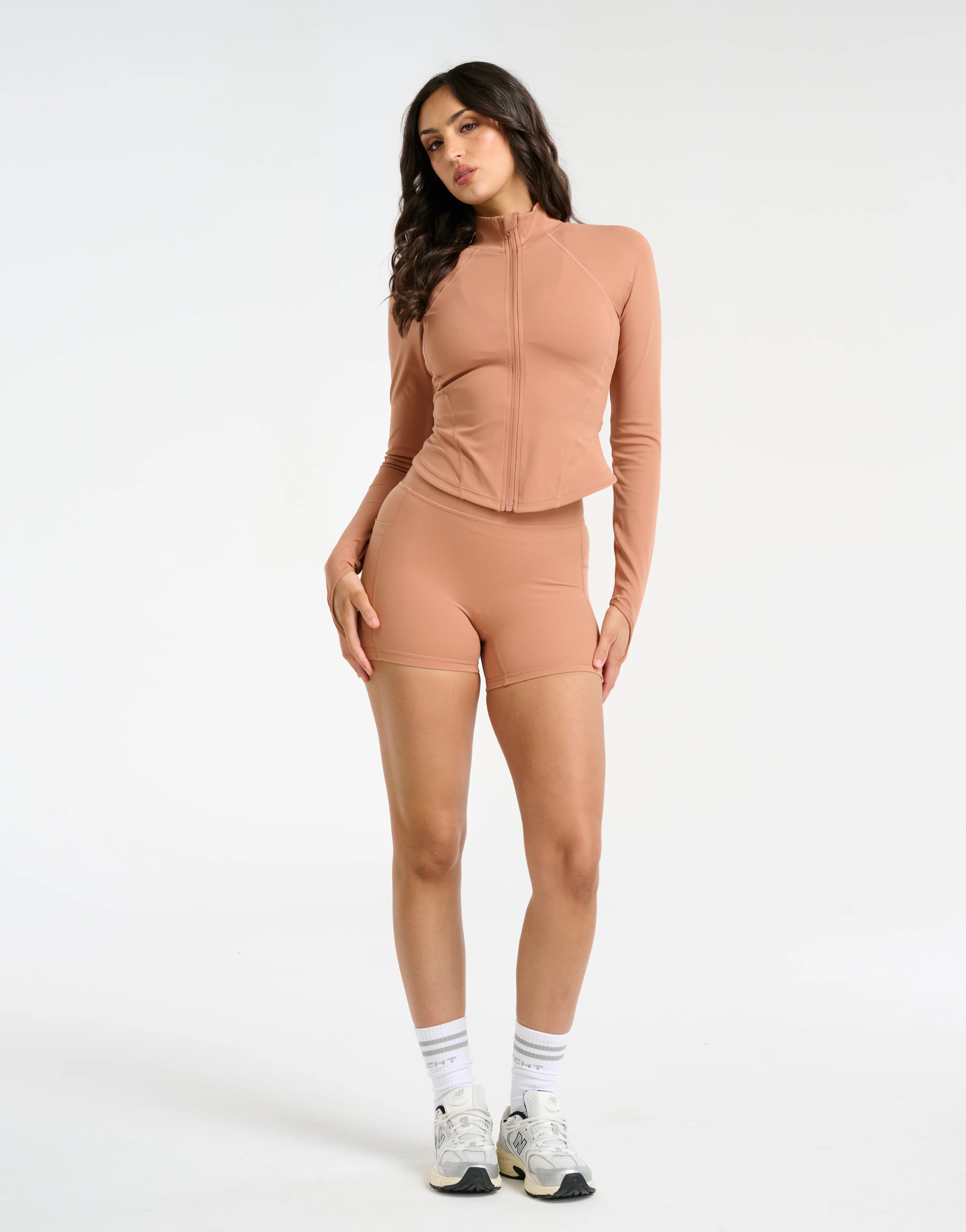 Athlete Crop Jacket - Sunset