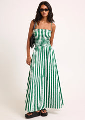 Manon Shirred Maxi Dress