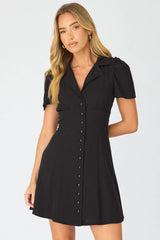Black Shirts Dress Mini