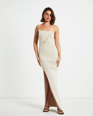 Petra Maxi Dress in Sand