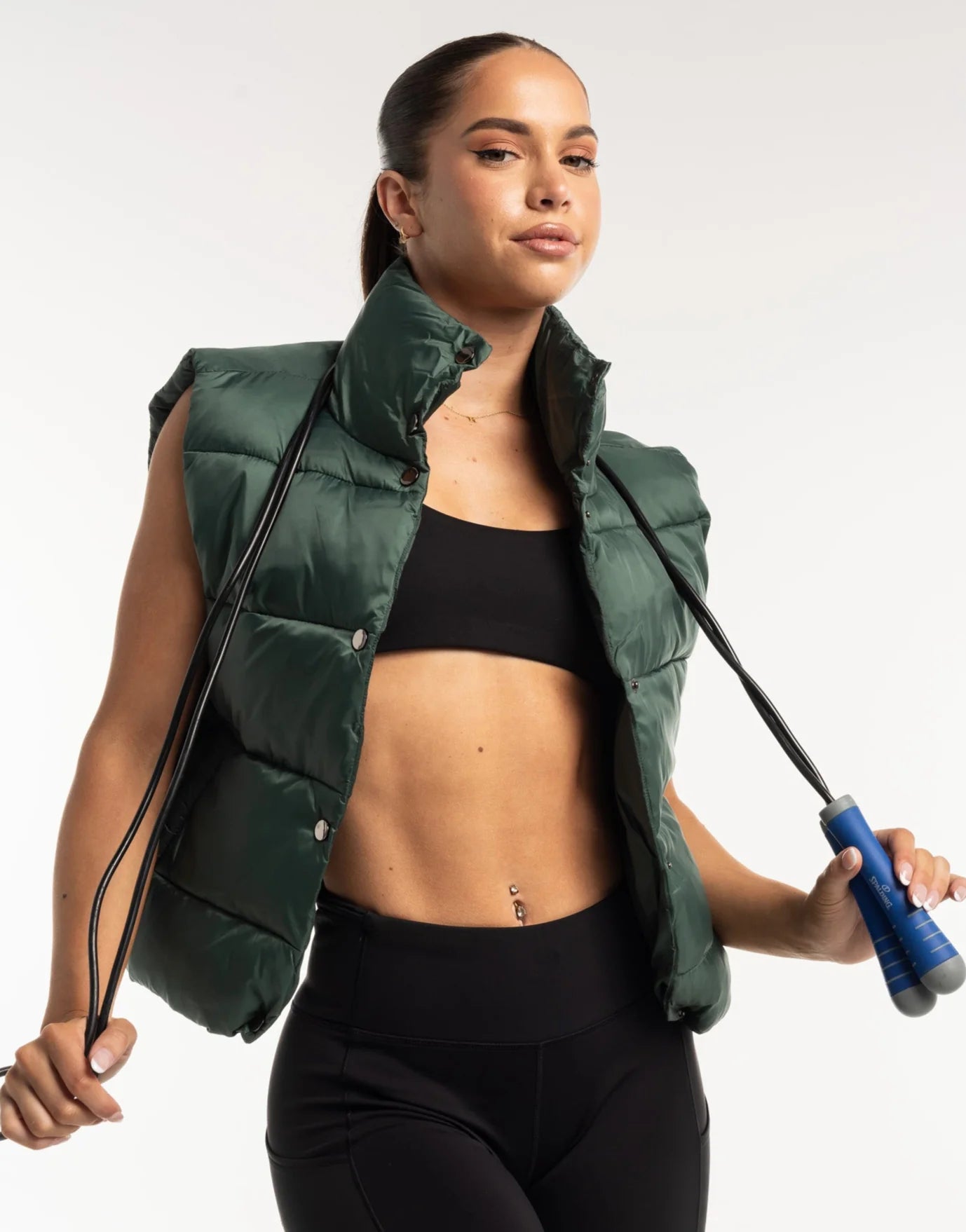 Elevate Puffer Vest - Emerald Green
