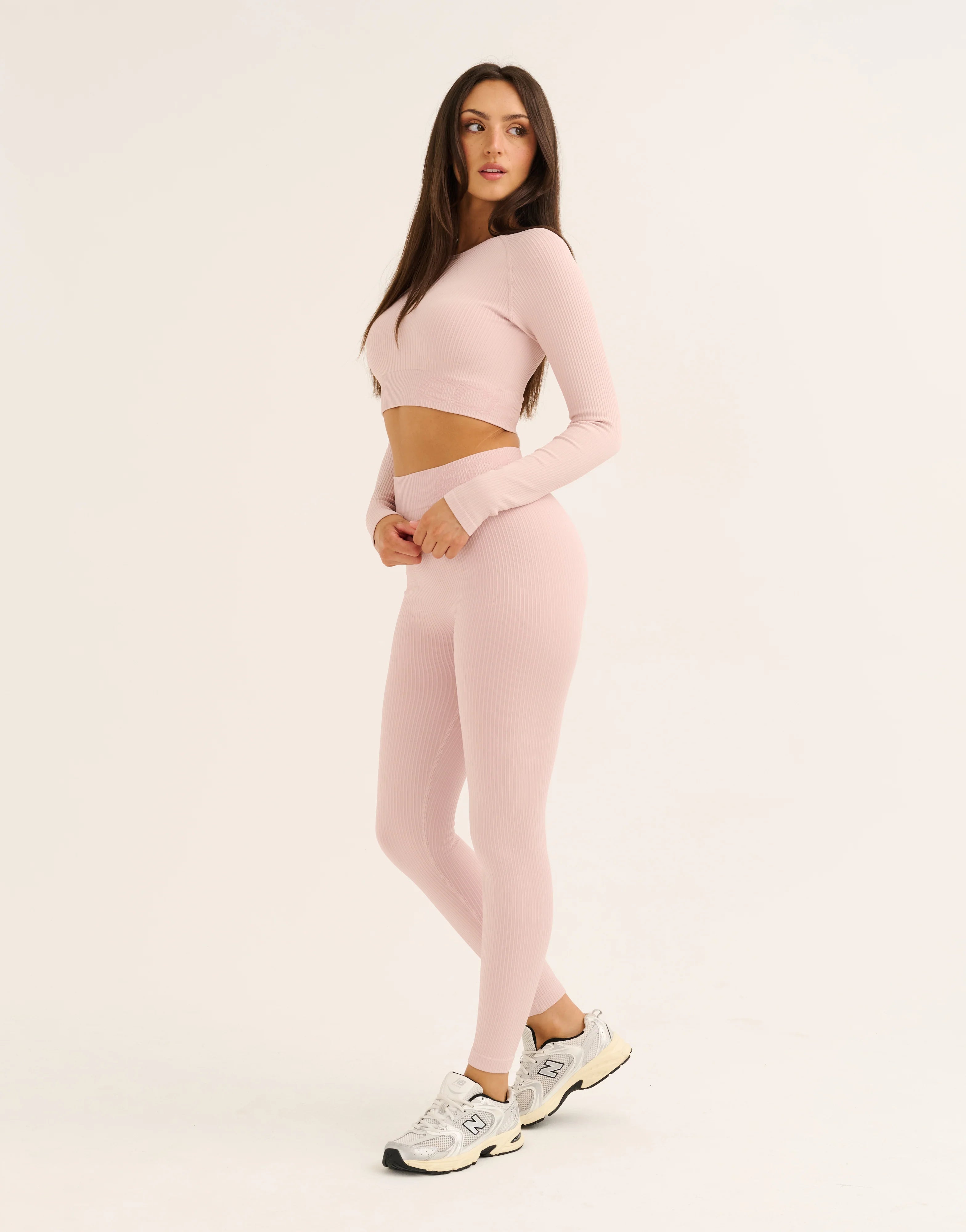 Arise Comfort Mid-Waist Leggings - Mauve