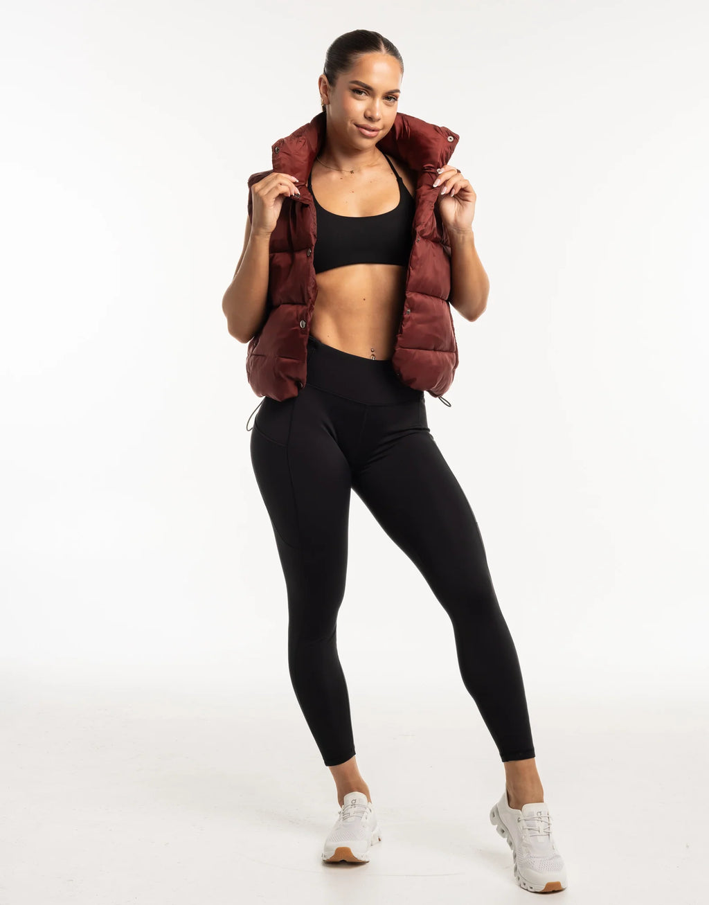 Elevate Puffer Vest - Brown