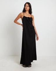 Mischa Maxi Dress in Black